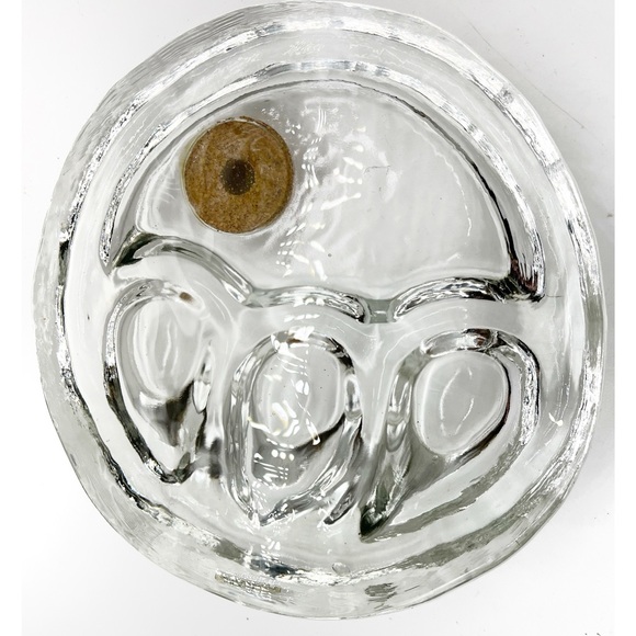 Modernist pipe ashtray, Glasdesign Georgshutte, Germany, 1970s. - Picture 3 of 4